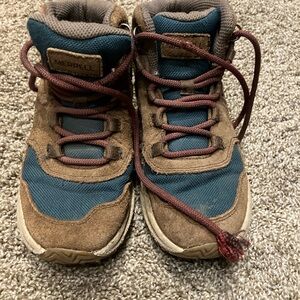 Merrell Kids' Brown and Teal Boots